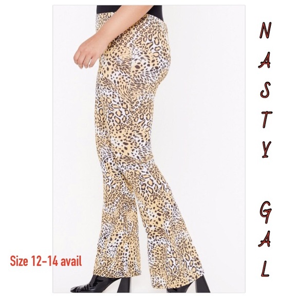 NASTY GAL ANIMAL FLARES sz 12 & 14 - Picture 2 of 7